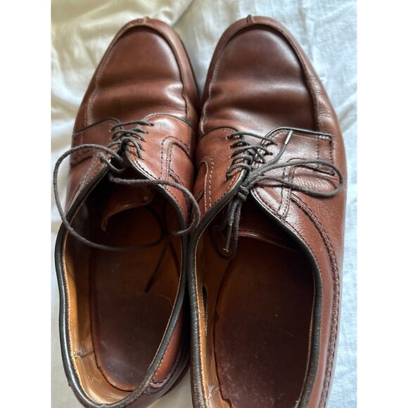 Allen Edmonds Brown Leather Lace-Up Mens Dress Shoes Size 8 3E Oxfords - Picture 9 of 11